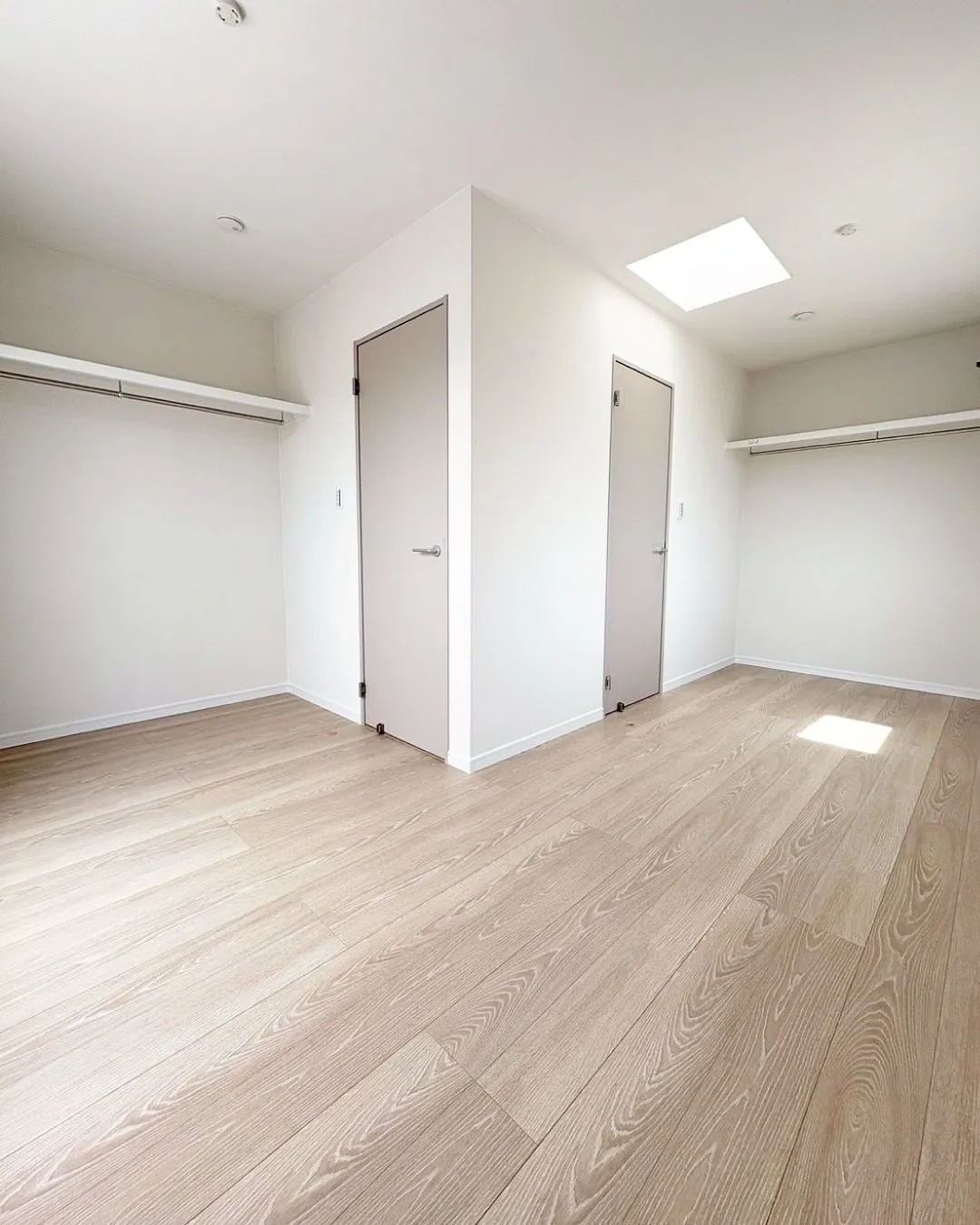 仕切らないから広く感じる、