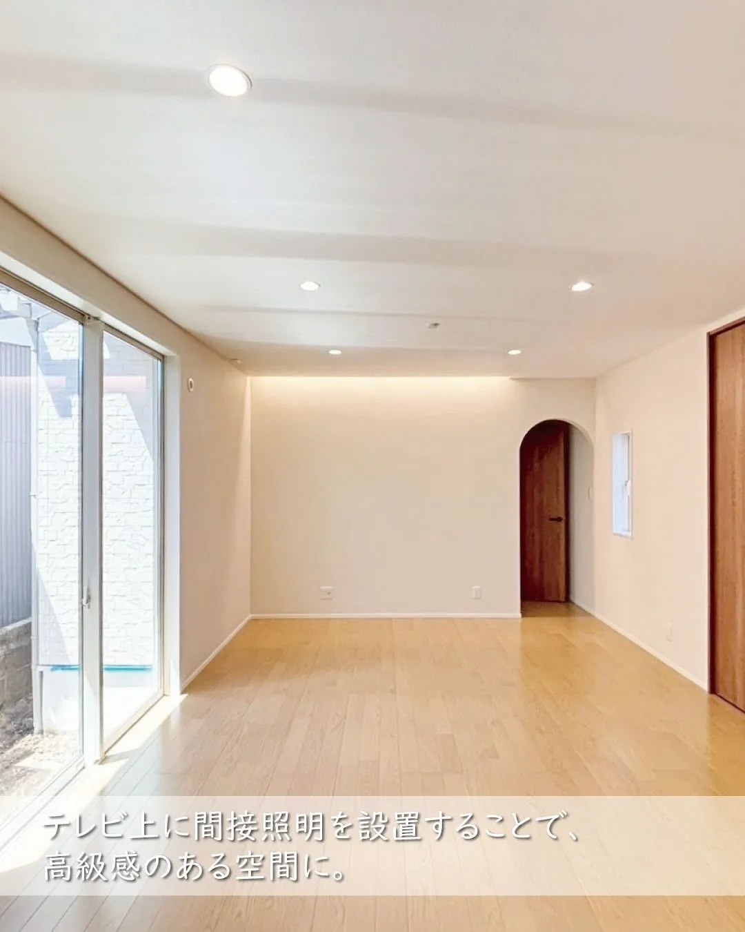 間接照明でホテルライクなオシャレ空間に☝🏻 ̖́